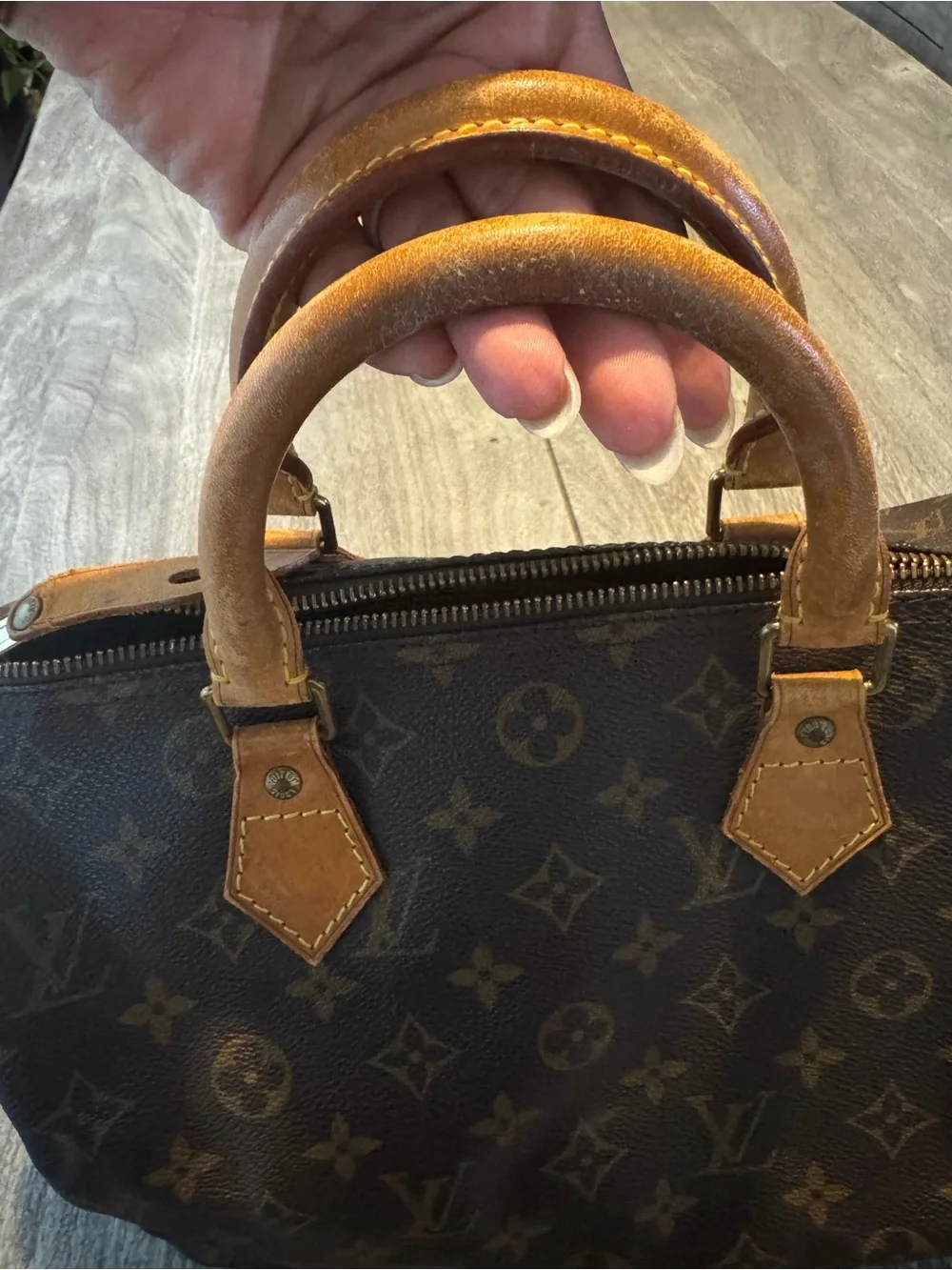 Louis Vuitton Brown Monogram Speedy 30